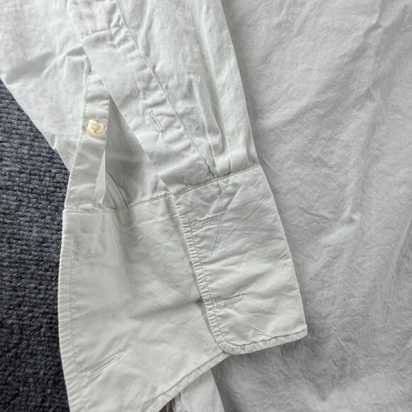 Gitman Bros USA Cotton 15.5 36 Broadcloth TTX White American Shirt Long Sleeve - Picture 6 of 16
